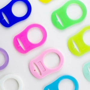 5/10 Stck. Baby Silikon Schnuller Schnuller Halter Clip Adapter für MAM Ring Knopf - Bild 1 von 23