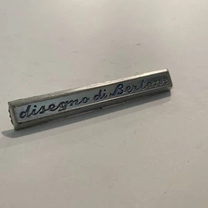 Vintage 1969 ALFA ROMEO Giulia Sprint 'Disegno di Bertone' Namplete Badge - Picture 1 of 4