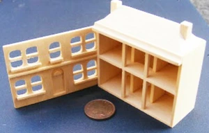 Dolls House Wooden Toy House Natural Finish 1:12 Scale Miniature 386 Tumdee - Picture 1 of 8