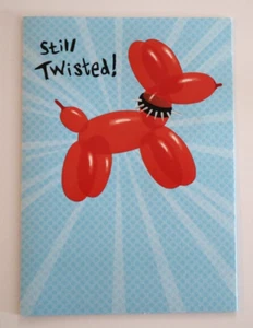 Still twisted Balloon Animal Happy birthday A press Avanti Greeting Card - Picture 1 of 2