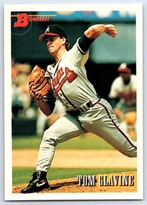 1993 Bowman Tom Glavine Atlanta Braves #410 - Picture 1 of 2