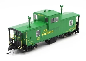 Rapido HO New Brunswick Southern Angus Wide-Vision Van Caboose NBSR #434919 - Picture 1 of 9