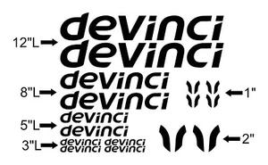 Devinci Bike Frame Decal Set. Pick Your Color. USA Seller! - Picture 1 of 4