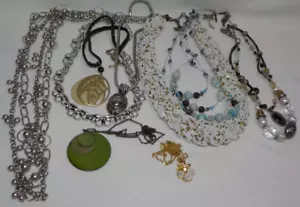 VINTAGE TO NOW LOT OF DESIGNER NECKLACE'S MONET AVON K COLE & MORE #52 - Picture 1 of 17