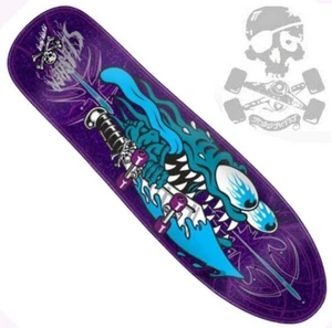 Santa Cruz Keith Meek Pinstripe Slasher Shaped Skateboard Deck 9.23" - Bild 1 von 3