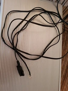 Telefon Kabel schwarz, 3m Kabel, TAE-F Stecker 4 polig auf RJ-11 Stecker 4 polig - Bild 1 von 1