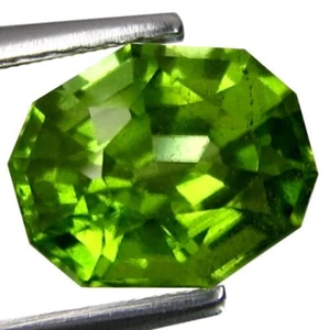 2.51 Ct_ GIT CERTIFIED NATURAL PERIDOT OVAL FANCY MASTER CUT LOOSE GEMSTONES - Picture 1 of 16