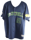 2023 Roswell Invaders Navy Game Jersey Size Medium