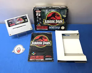 JUEGO SUPER NINTENDO SNES PAL ESP CAJA MANUAL - JURASSIC PARK - Imagen 1 de 10