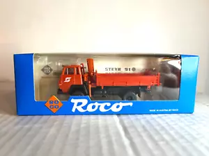 Roco #1508 Steyr 91 Muldenkipper mit Hiab Kran "orange" H.O. 1:87 - Bild 1 von 1