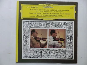 BACH Concertos pour violon cordes basse DAVID et IGOR OISTRAKH GOOSSENS 138820 - Picture 1 of 1