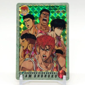 Tarjeta holográfica Team Shohoku Slam Dunk TCG Bandai 1994 anime japonés #1 - Imagen 1 de 9
