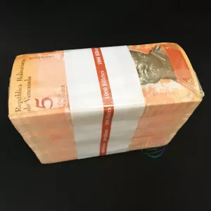 VENEZUELA 5 BOLÍVARES X 1000 PIEZAS 2007 P-89 ladrillo sin circular - Imagen 1 de 4