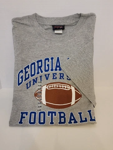 Georgia State University Football T-Shirt Mens Gray Size XXL New Jansport Cover