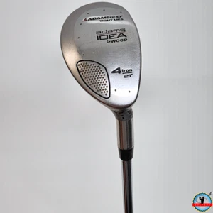 Adams Idea Tight Lies iwood 4 Iron Hybrid 21° Regular Steel Shaft RH 39.5" FAIR" - Picture 1 of 13
