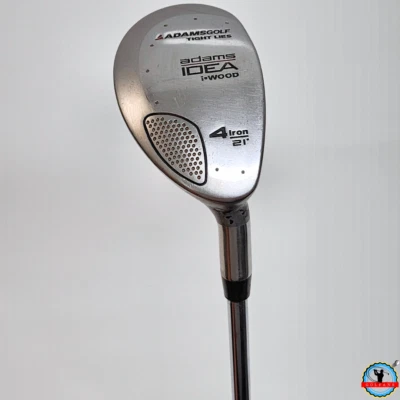 Adams Idea Tight Lies iwood 4 Iron Hybrid 21° Regular Steel Shaft RH 39.5" FAIR" - Image 1 of 4