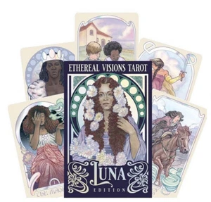 Ethereal Visions Tarot Luna Edition Art Nouveau Iridescent Silver Foil Oracle - Imagen 1 de 6