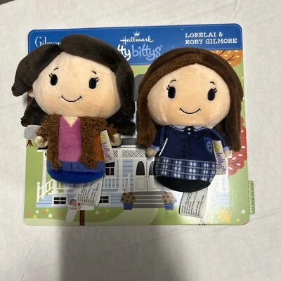 Hallmark itty bittys Gilmore Girls Lorelai Rory plush dolls *New* - Image 1 of 4