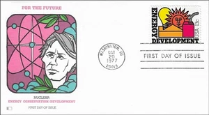 Nuclear Energy Climate Change Development For The Future USA FDC 1977 - Picture 1 of 2