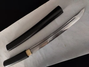 Espada Tanto Wakizashi Samurai Katana de Acero Templado Arcilla Japón Muy Aguda - Imagen 1 de 11