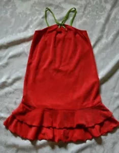 Gymboree CHERRY BABY Badeanzug Überwurf oder Sommerkleid rot Frottee neu mit Etikett 7 8 9 12 - Bild 1 von 5