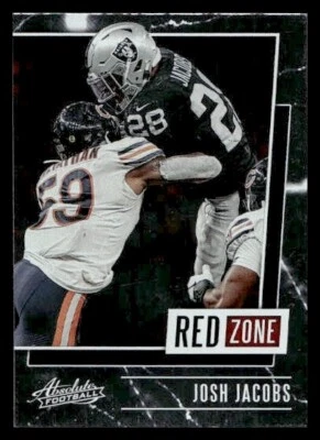 2020 Panini Absolute #RZ-JJ Josh Jacobs Las Vegas Raiders - Image 1 of 2