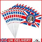 Small Flag - 10pcs British Queen Stick Flags 70th Anniversary Decor (2)