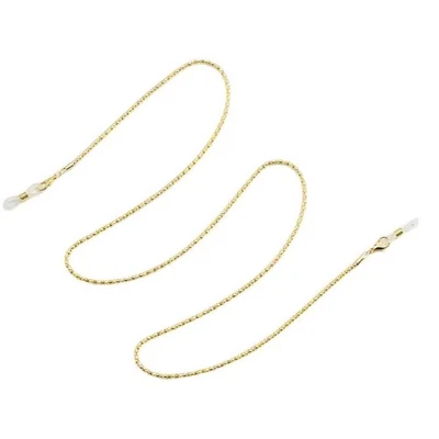 Cadena de gafas de metal con cuentas Gafas Soporte con correa Cordón Gafas de sol Antideslizantes Foto 1 de 4