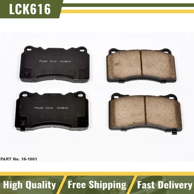 Power Stop Front Clean Ceramic Brake Pads For 2014 2015 2016 Chevrolet Corvette - Image 1 of 3