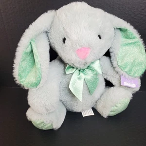Inter-American Products Mint Green Bunny Rabbit Plush 12" Stuffed Easter Animal - Picture 1 of 8