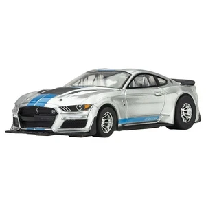 HRP Afx Racing 2022 Mustang Gt500Kr Silver/ Blue Ho Scale Slot Car - Picture 1 of 5
