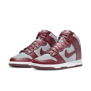 Nike Dunk High Retro DD1399-600 Sneakers Mens Dark Beetroot Gray Lifestyle Shoes - Picture 1 of 12