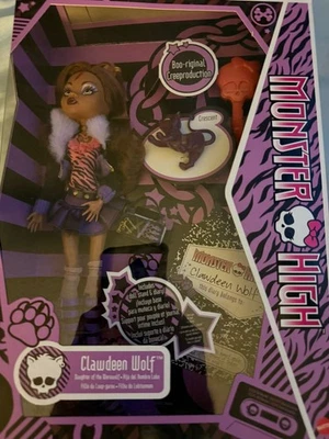 Monster High Clawdeen Wolf Reproduction Doll Creeproduction 2024 Ink On Box Frt - Image 1 of 4