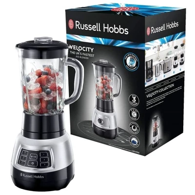 Russell Hobbs Velocity Pro Mixer Verticlae Vetro Frullatore Frullati Milch-Maker - Immagine 1 di 4