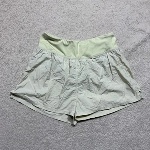 Madewell MWL Shorts Womens Small Light Green Stretch Waist Lined Athletic Gym - Picture 1 of 12