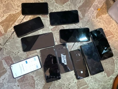 GALAXY LG MOTO BRAND  Lot of 12  - Mixed Condition  For Parts or Repair - Image 1 of 4