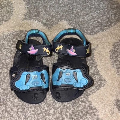 Sandalias/chanclas vintage Blue's Clues talla 6 niños pequeños Foto 1 de 4