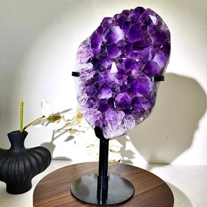 15.88LB Top Brazilian amethyst spiritual restoration for large teeth crystal blo - Picture 1 of 14