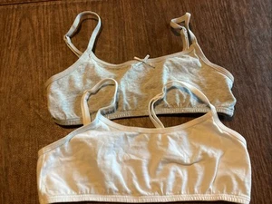 Youth Girls' Bralette Training Bra Lot 2 Size Medium - Picture 1 of 4