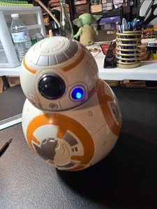 Star Wars The Force Awakens BB-8 Rolling Robot 9" Disney Store Exclusive Tested - Picture 1 of 4