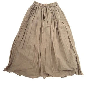 Earth Music & Ecology Elegant Tan Beige Women's Boho Skirt F One size - Picture 1 of 8