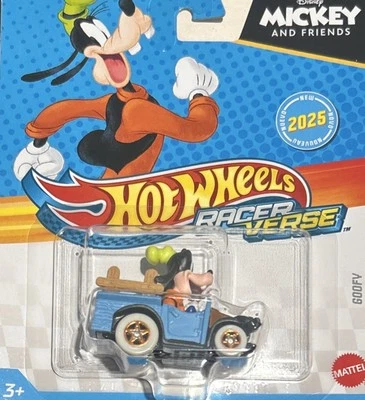 HOT WHEELS-RACER VERSE Disney MICKEY AND FRIENDS *GOOFY* 1:64 Scale NEW! 2025 - Image 1 of 2