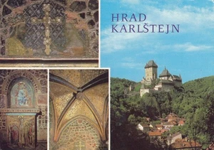 Hrad Karlstein, mapa con varias imágenes gl1980 F3628 - Imagen 1 de 2