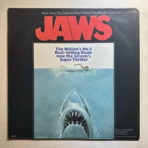 JAWS Music From The Original Motion Picture Soundtrack 1975 Vinyl LP Record NM - Picture 1 of 4