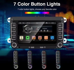 AutoRádio estéreo Android 13 For Volkswagen 5/6 PoloSeat Skoda Carplay GPS - Picture 1 of 8