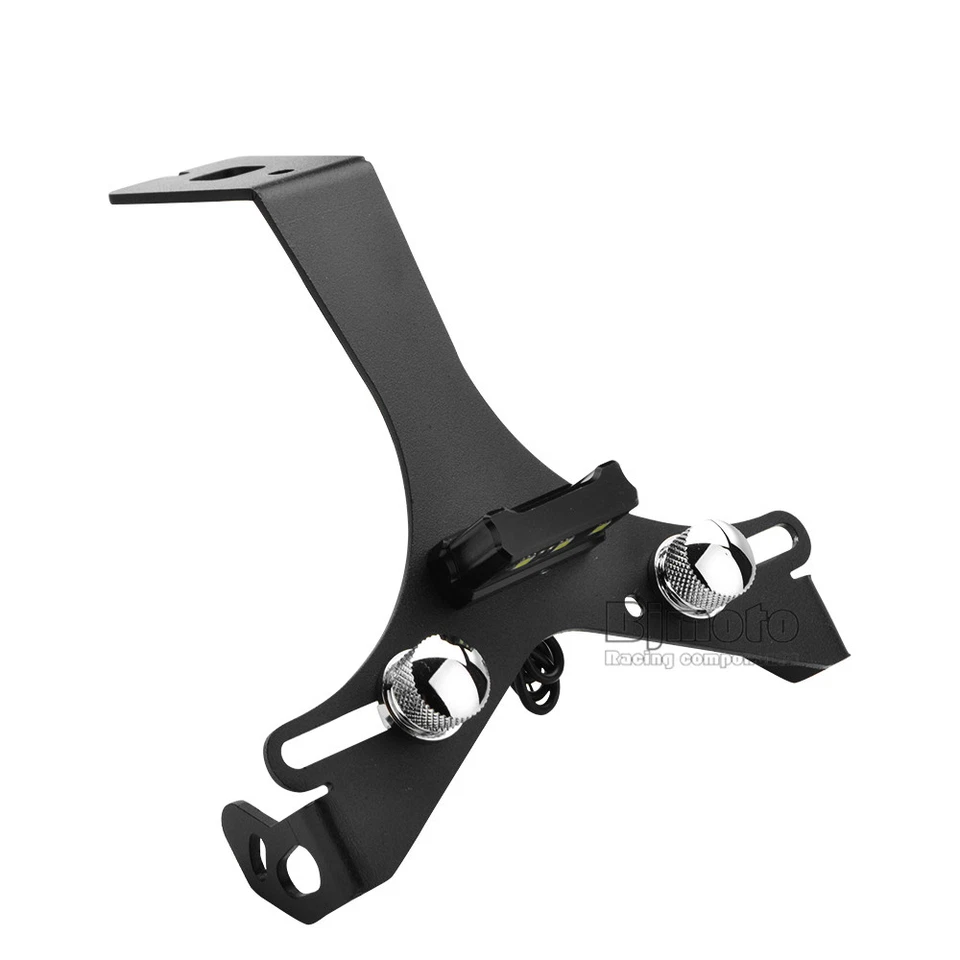 Motorcycle License Plate Bracket Holder With LED Light For DUCATI 848/1098/1098S Foto 1 de 4