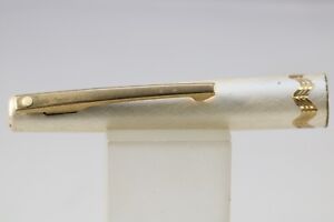 Sheaffer Stylist No. 901 Brushed Silver Fountain Pen Cap Only, NOS