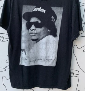 Eazy-E rap hip hop short sleeve black color classic shirt KV30892 - Picture 1 of 2
