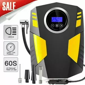 12V Electric Car Tyre Inflator Pump Portable Tire Air Compressor Pump Digital UK - Picture 1 of 19