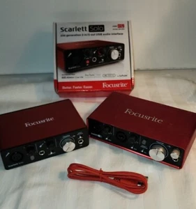 Interfaz de audio USB Focusrite Scarlett Solo (Gen 2) y Scarlett 2i2 (Gen 2) - Imagen 1 de 8